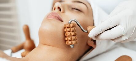 Maderoterapia tváre